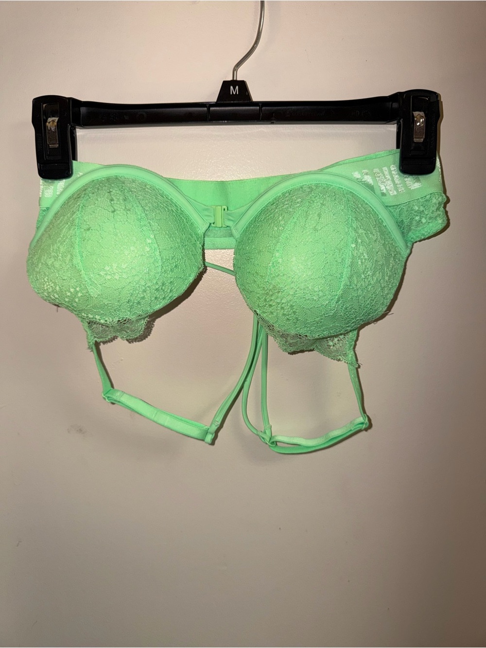 Victoria's Secret Mint Green Lace Push-Up Bra